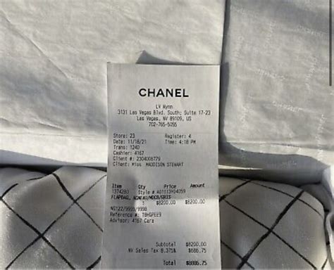 authentic chanel receipt|chanel authentication card check.